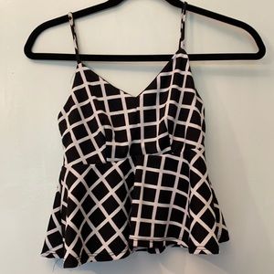 CHARLOTTE RUSSE peplum top